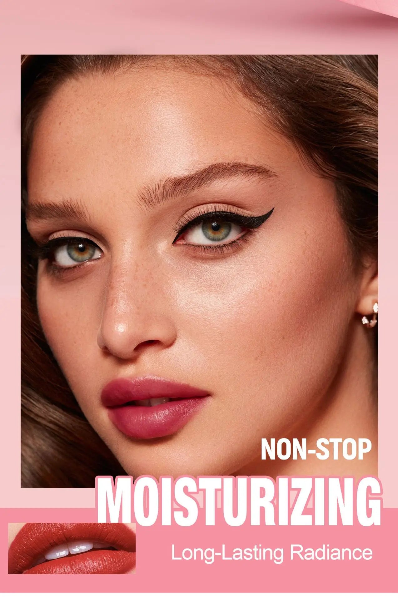 Velvet Lipstick Set Waterproof High Pigment Matte Moisturizing Non Fade Long Lasting Nude Red Lip Gloss Sexy Beauty Cosmetic