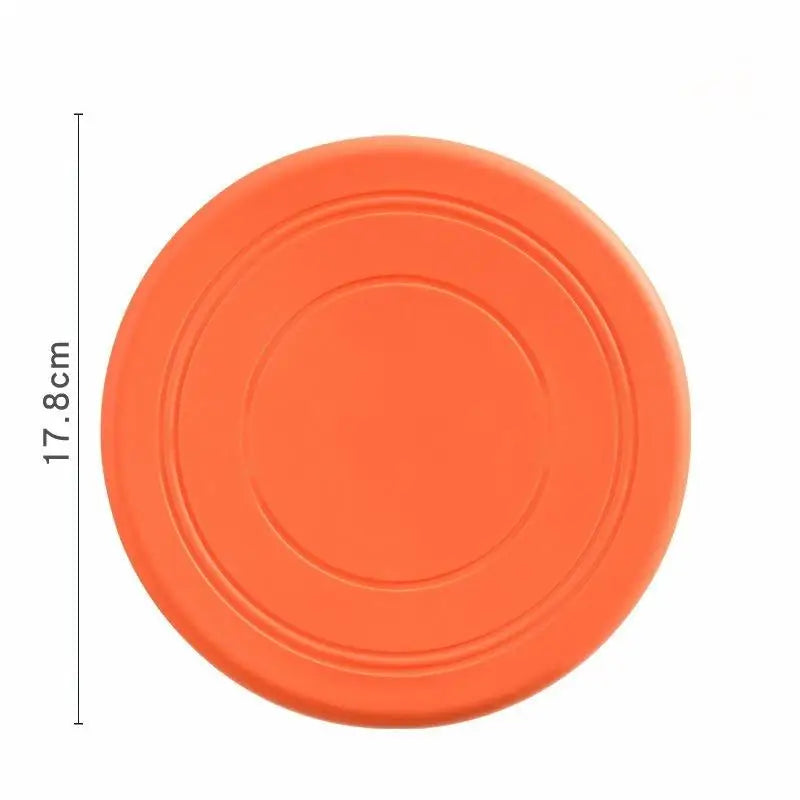 1pcs Funny Silicone Flying Saucer Dog Cat Toy Dog Game Flying Discs Resistant Chew Puppy Training Interactive Pet Supplies