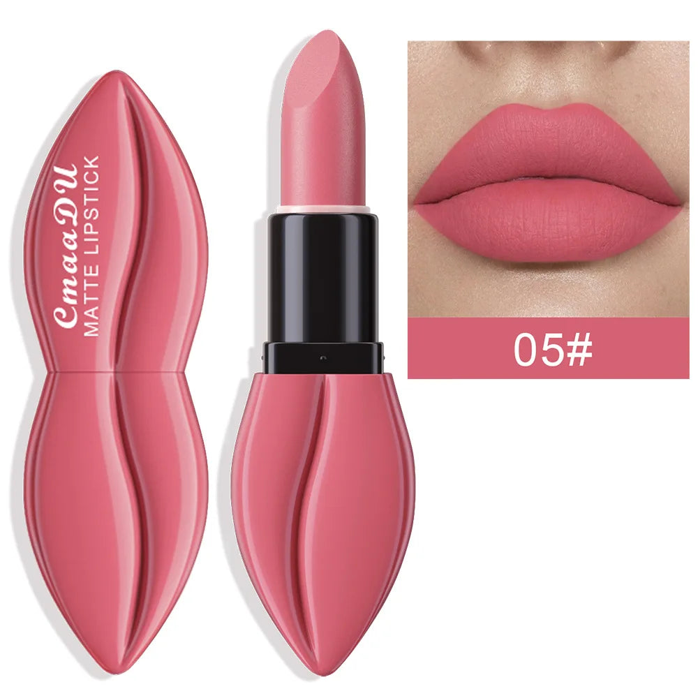 matte lipstick full and rich colors natural moisture comfortable fine and smooth texture long-lasting and easy to apply