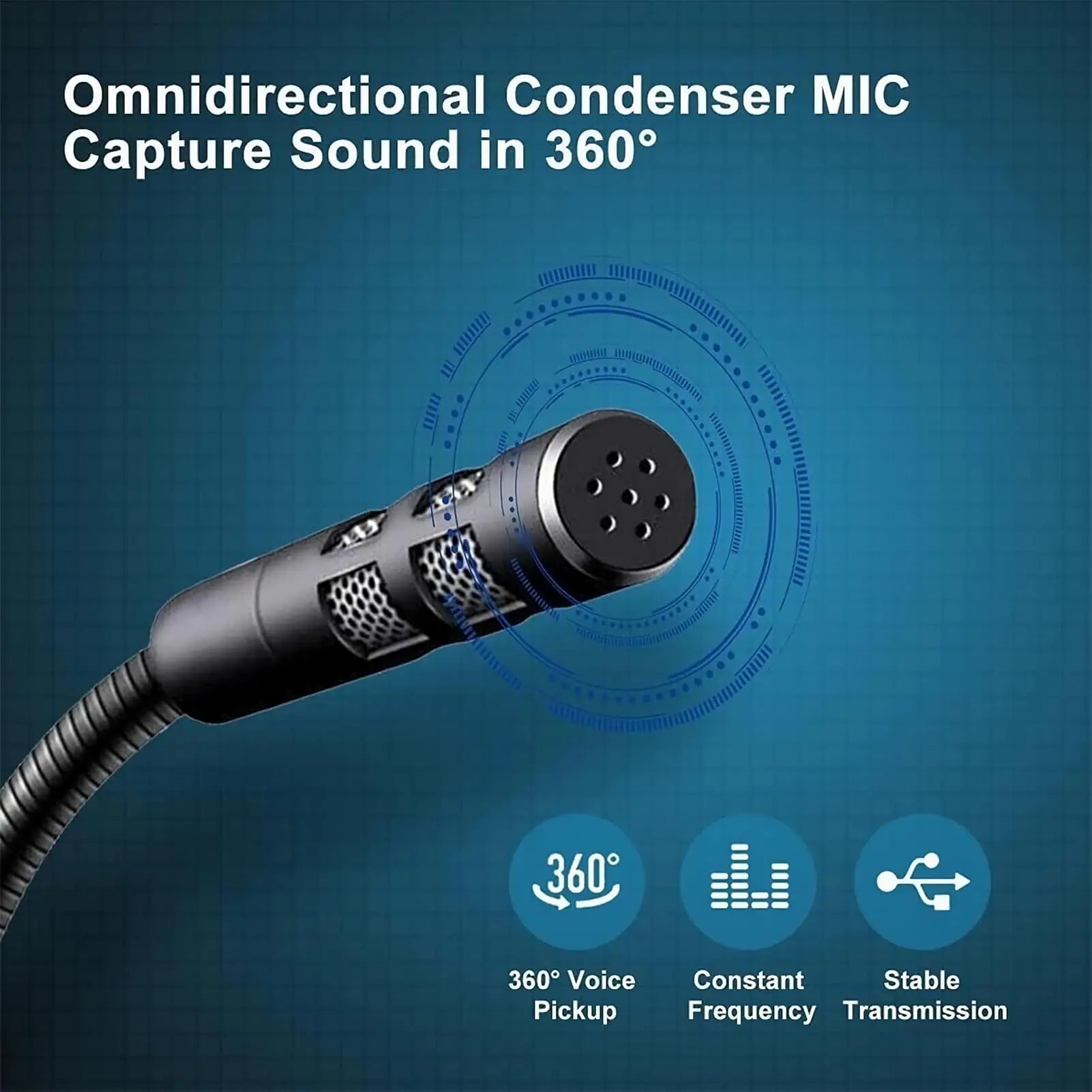 USB Desktop Microphone 3.5mm Omnidirectional PC Laptop Computer Mic for Computer Gaming Recording Chatting Singing Meeting microphone professionnel mocro karaoke sans fil bluetooth microphone for phone karaoke