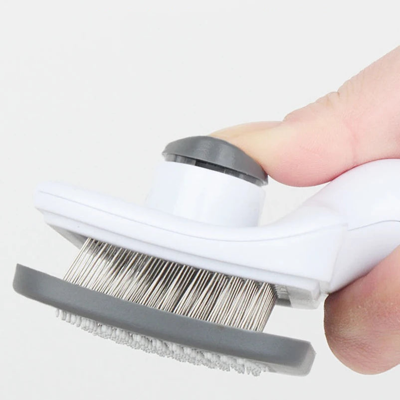 Pet Dog Brush Cat Comb Self Cleaning Pet Hair Remover Brush For Dogs Cats Grooming Tools Pets Dematting Comb Dogs Accessories