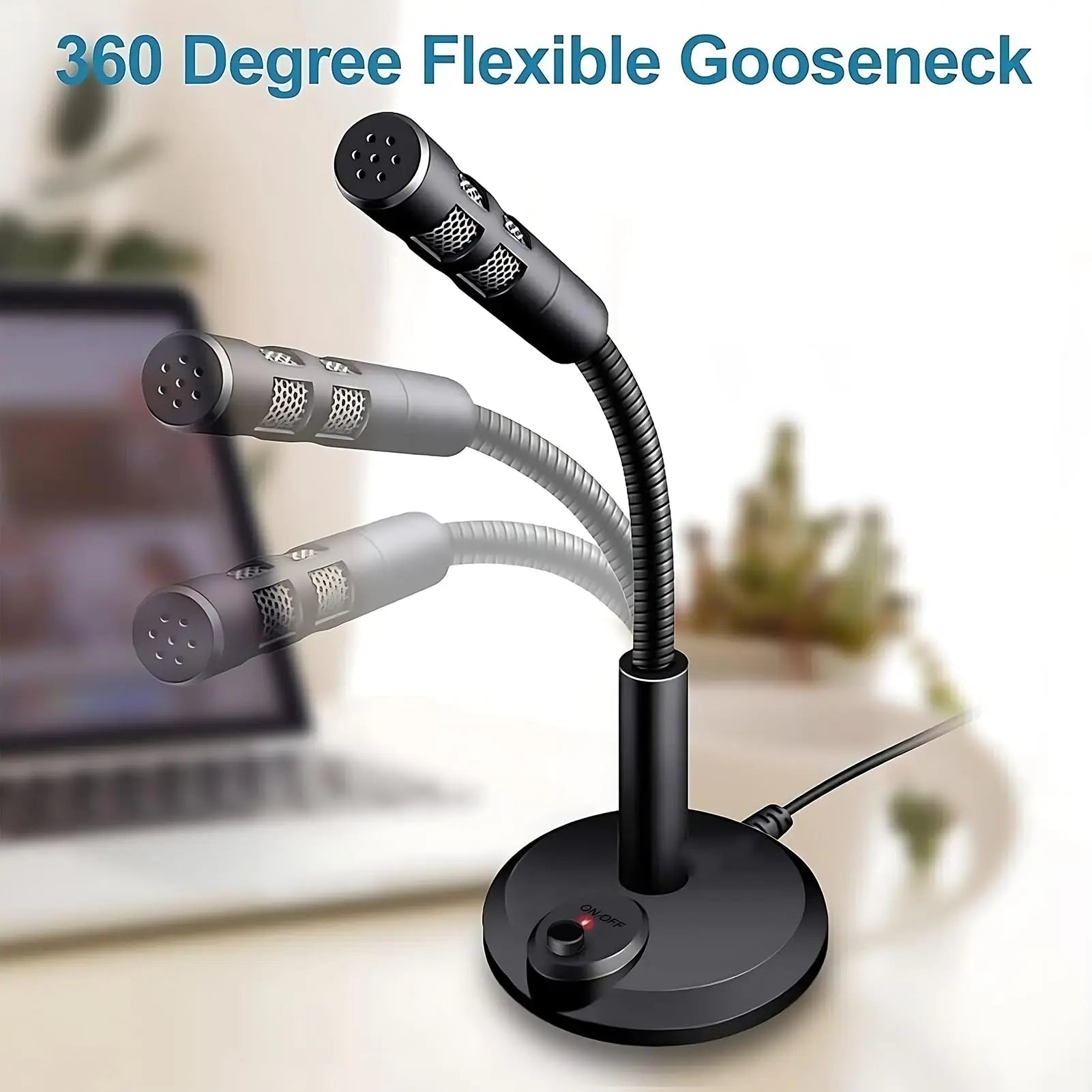USB Desktop Microphone 3.5mm Omnidirectional PC Laptop Computer Mic for Computer Gaming Recording Chatting Singing Meeting microphone professionnel mocro karaoke sans fil bluetooth microphone for phone karaoke