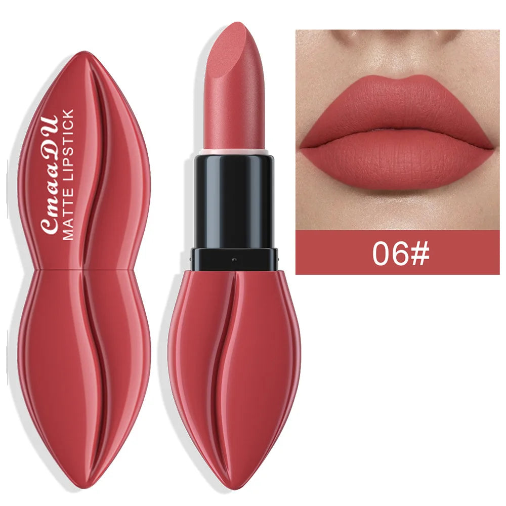 matte lipstick full and rich colors natural moisture comfortable fine and smooth texture long-lasting and easy to apply