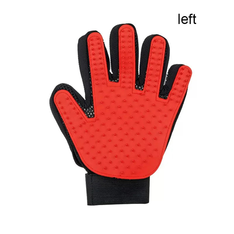 Pet Hair Glove Comb Pet Dog Cat Grooming Cleaning Glove Deshedding Hair Remover Massage Brush Animal Supplies Cat Accessories