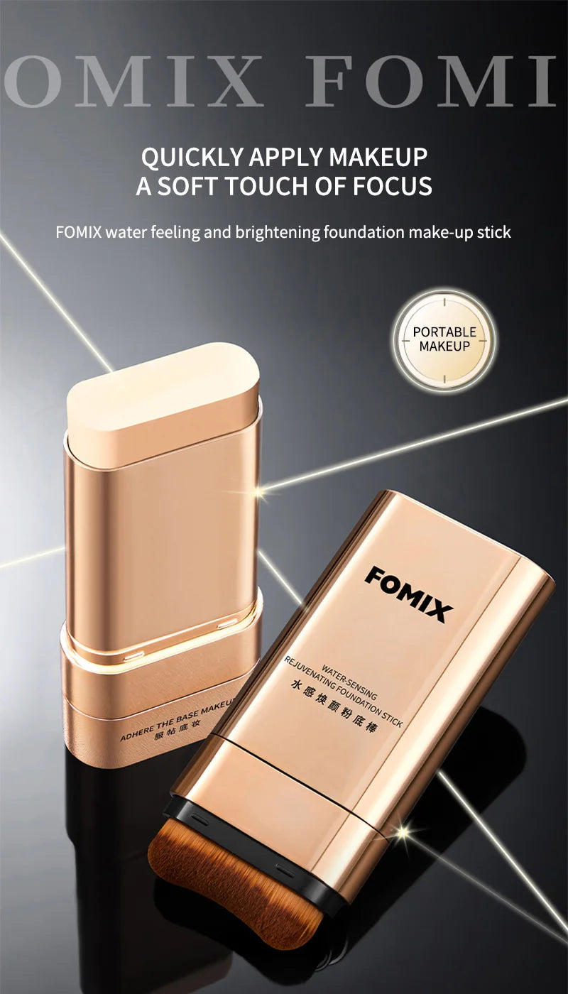 Base makeup foundation stick - Fully moisturizes and covers acne, eyes and stains, convenient for travel