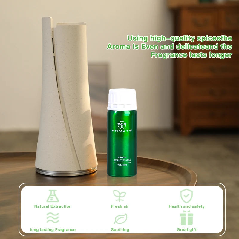 NAMSTE 100ML Perfume Hotel Essential Oil Home Air Freshener Pure Plant Essential Oil Hotel Room Fragrance Diffuser Air Purifier