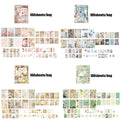 400pcs Garden Post Office Collection Light Paper Material Pack DIY Handbook Collage Journal Notebook Scrapbook Envelope