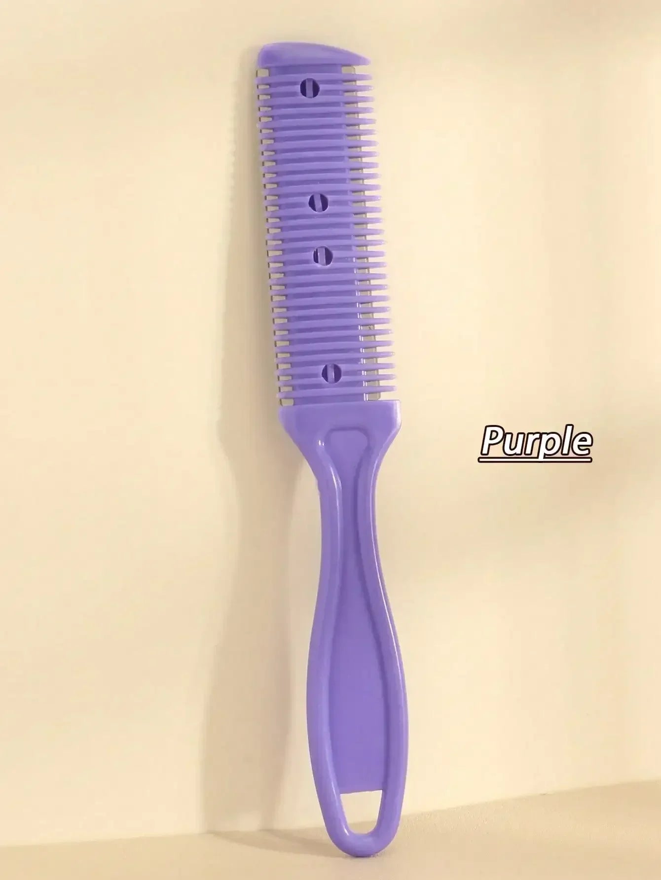 Double-Sided Double Blade Barber Comb, 1pc Thinning Razor Comb, Thinning Comb, Slim Hair Trimming Comb, With Thin