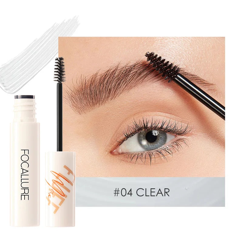 FOCALLURE Natural Brow Gel Long Hold Waterproof Eyebrow Cream Hair Like Finish Wild Eyebrows Styling Gel Beauty Eyes Makeup