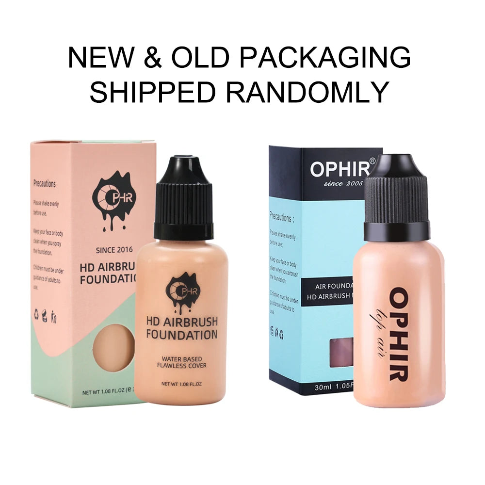 OPHIR Professional Airbrush Foundation 30ml/Bottle  7 Colors for Choose Spray Air Makeup Foundation for Airbrush Kit TA007