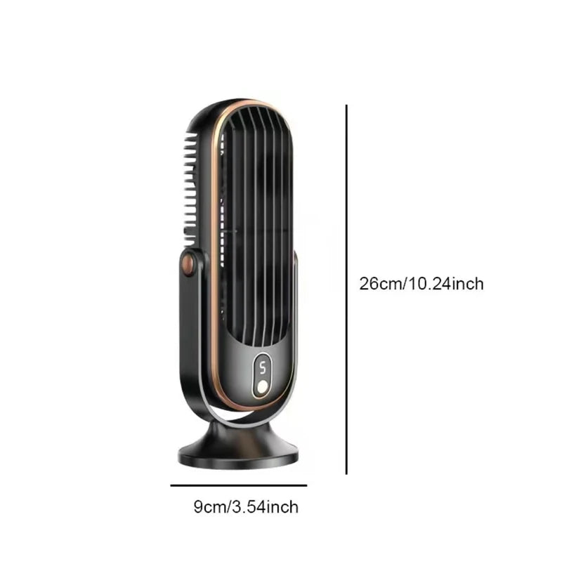 New Upgraded Large Battery Dual Motor Portable Fashion Desk Fan, Office, Travel, Camping, Outdoor RV Portable USB Fan air conditioner bladeless fan