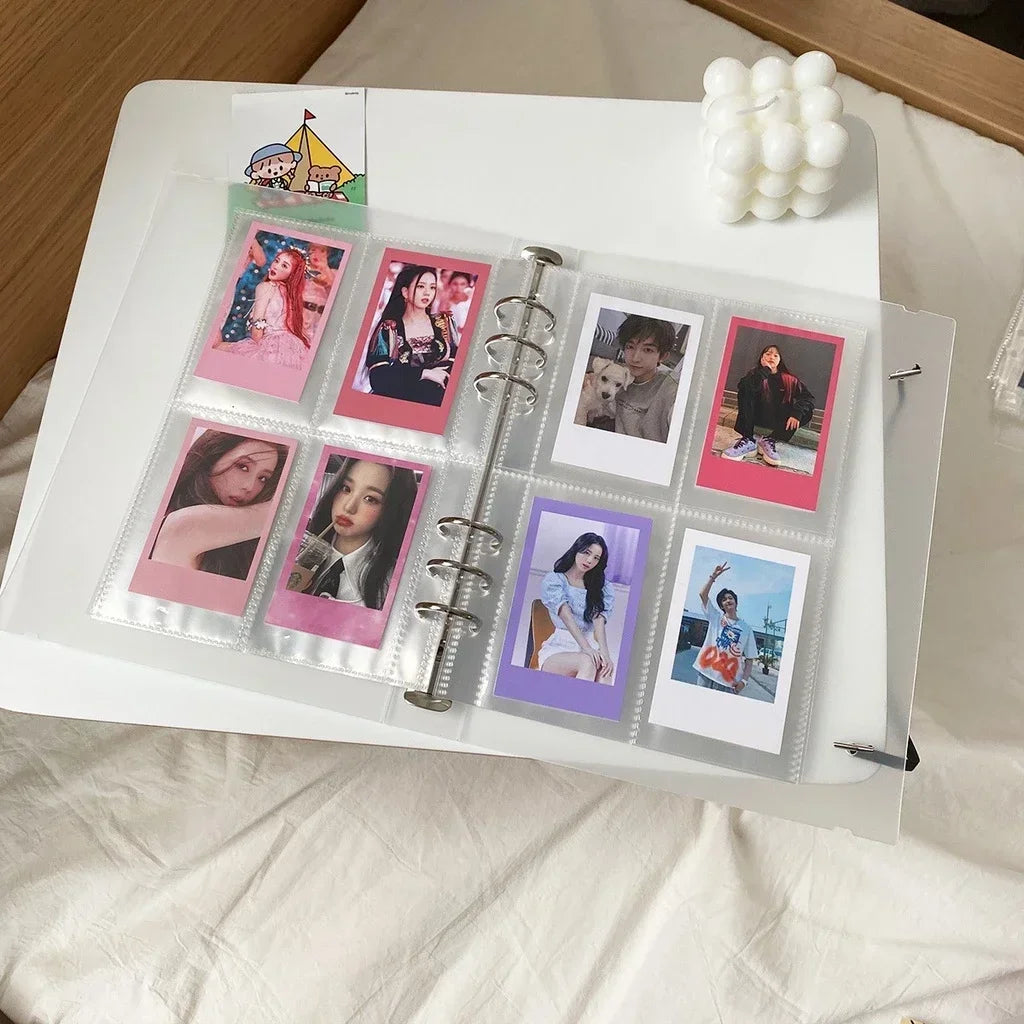 10pcs A5 Kpop Binder Photocard Holder Loose-leaf Collect Book Photo Cards Album Storage Book Multi-Pockets Photo Card Binder