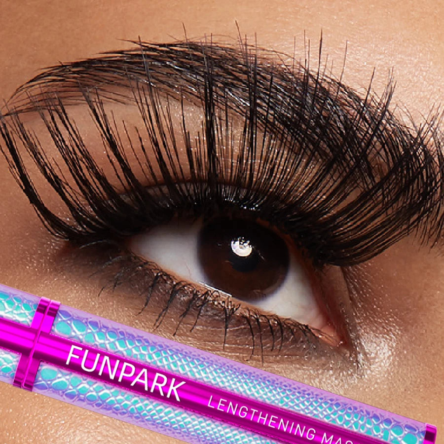 1PC 5D Black Eye Mascara Lengthened Thick Sweat Proof Silk Mascara with Big Eyes Korean Makeup Waterproof Curling Eyelash Gifts