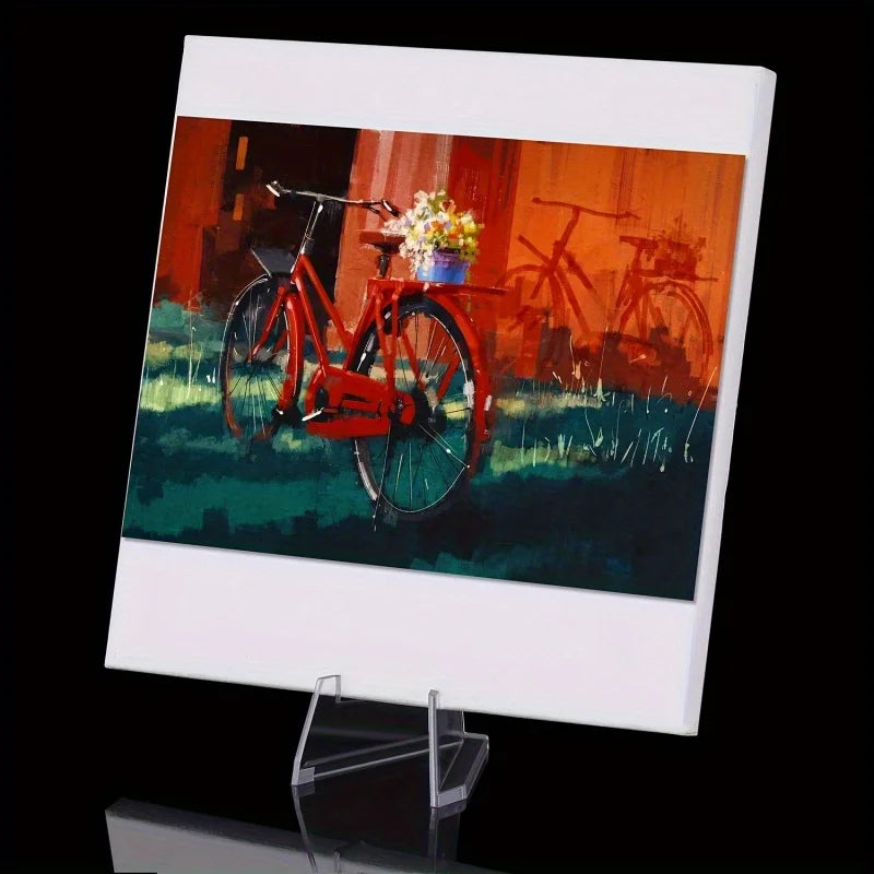 10pcs, Mini Clear Acrylic Easel Stands Coin Display Easel Holder Baseball Sports Card Stands Trading Graded Card Easel Stand