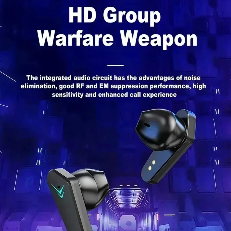 2026 New TWS Wireless Earphones with Bluetooth 5.49 Gaming Headset Sport Earbuds with LED Display Earhooks and Built-in Mic