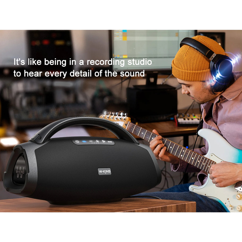 W-KING X20 200W RMS Portable Bluetooth Speakers, Massive Bass Party Boombox IPX7 Waterproof Speaker Large, Loud Outdoor Speaker