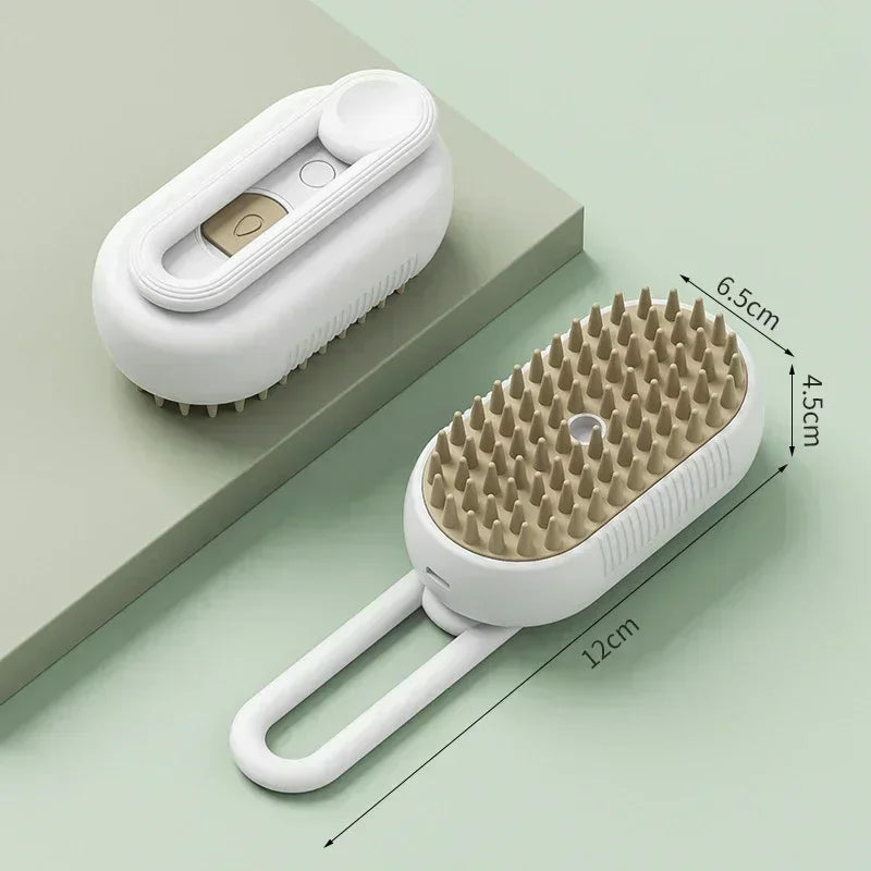 Cat Dog Electric Spray Massage Soothing Comb Single Button Spray Anti Loose Hair Comb Bathing Deshedding Brush Design Efficient