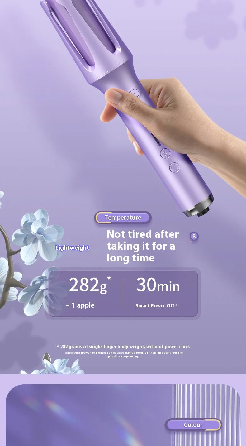 2 in 1 Automatic Curler 32mm Automatic Rotating Ceramic Curler Professional Curling Wand Curler