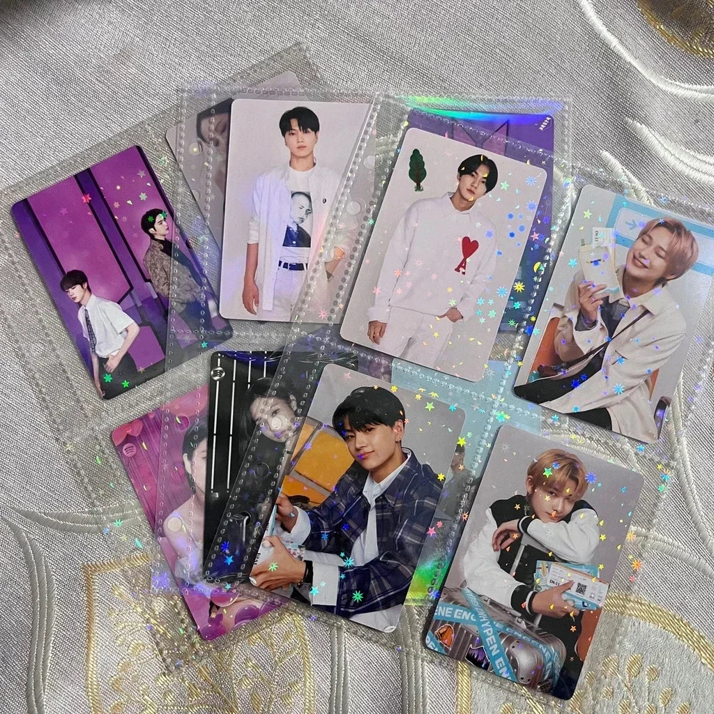 1-4 Grids A5 Kpop Photocards Sleeves Photo Album Page Protector High Definition Transparent Photo Album Photocard Binder포토카드 바인더