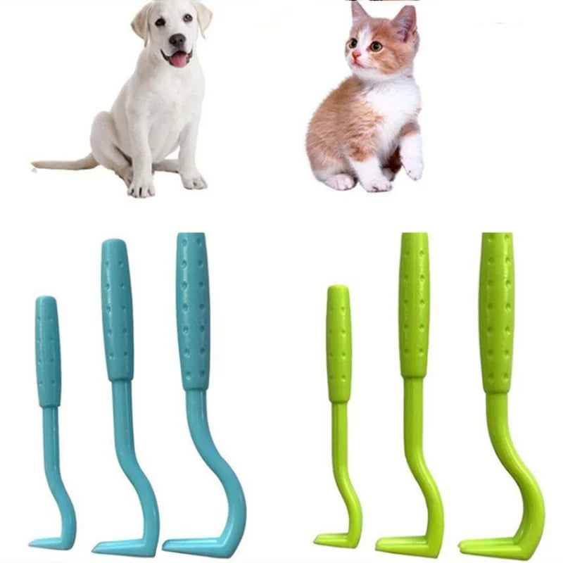 Pet Flea Remover Hook Tick Removal Tweezer - Dog Cat Tick Extractor Comb Louse Pliers - Pet Care Accessories Scratching Tool