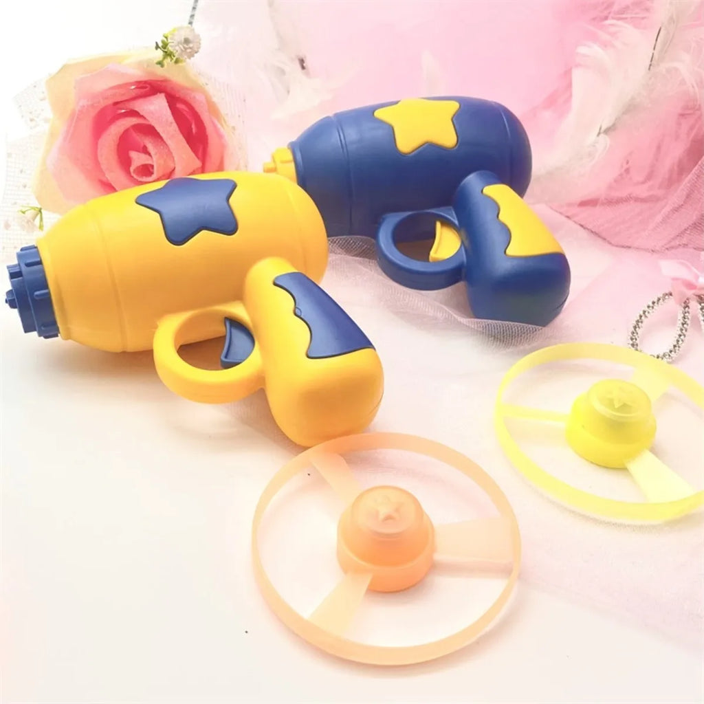 Funny Cat Toy Interactive Launch Pet Training Toy for Kitten Mini Flying Disc Shooting Gun Chasing Games Cat Toys Pet Supplies