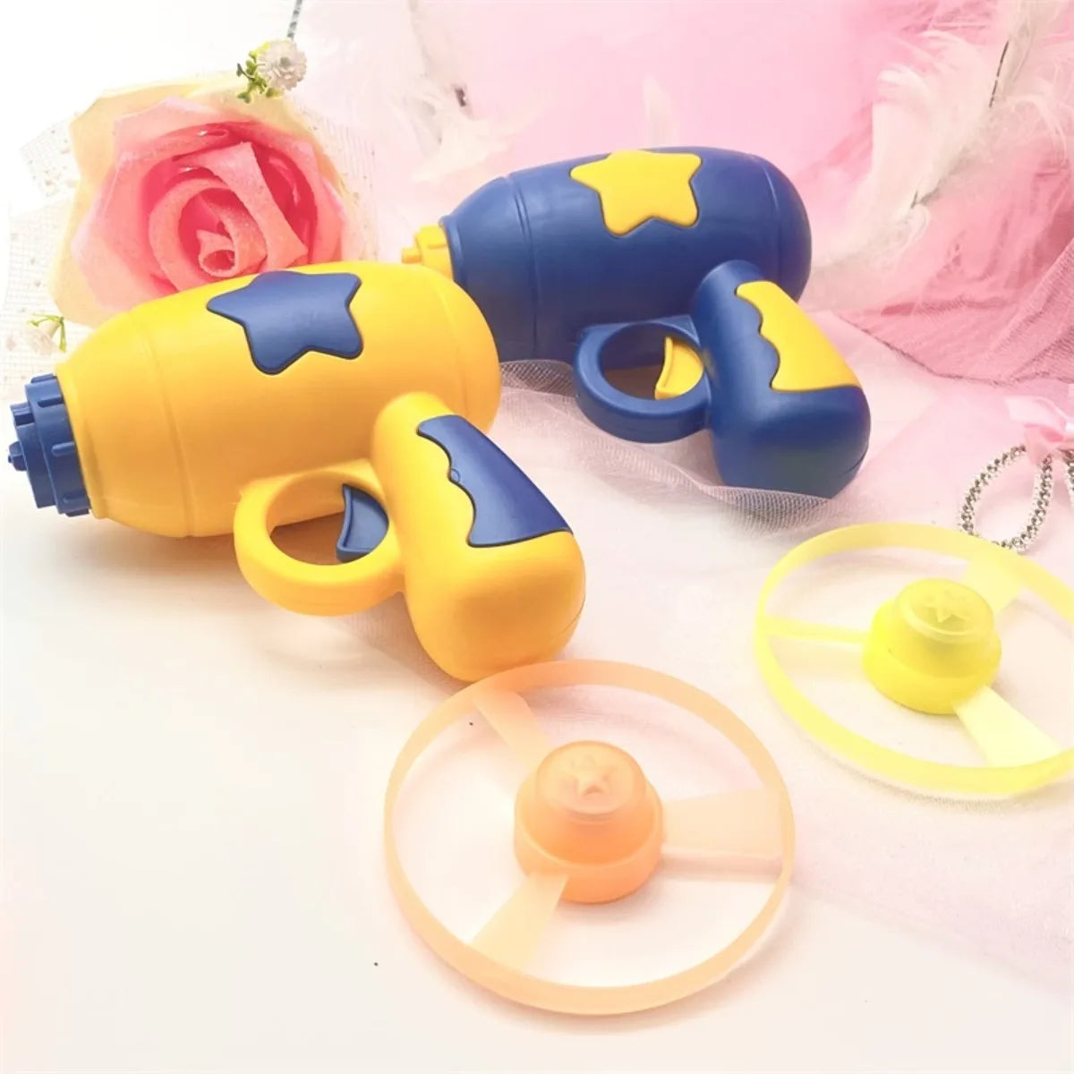 Funny Cat Toy Interactive Launch Pet Training Toy for Kitten Mini Flying Disc Shooting Gun Chasing Games Cat Toys Pet Supplies
