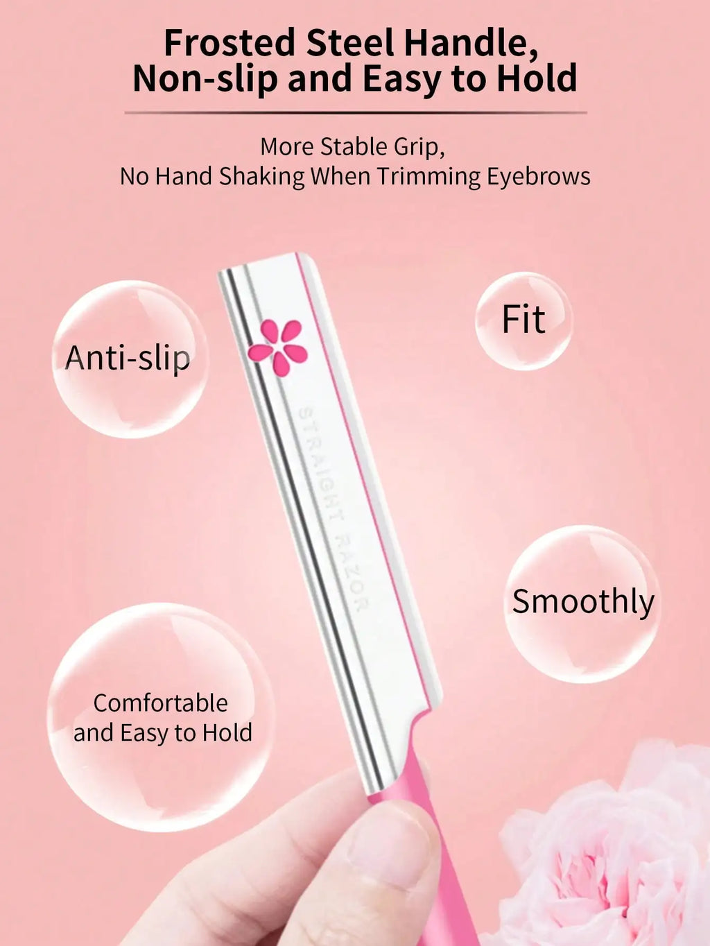 5pcs  Women Face Care Razors Eyebrow Epilator Makeup Shaver Knife Eyebrow Hair Removal Steel Blade Facial Eyebrow Razor Trimmer