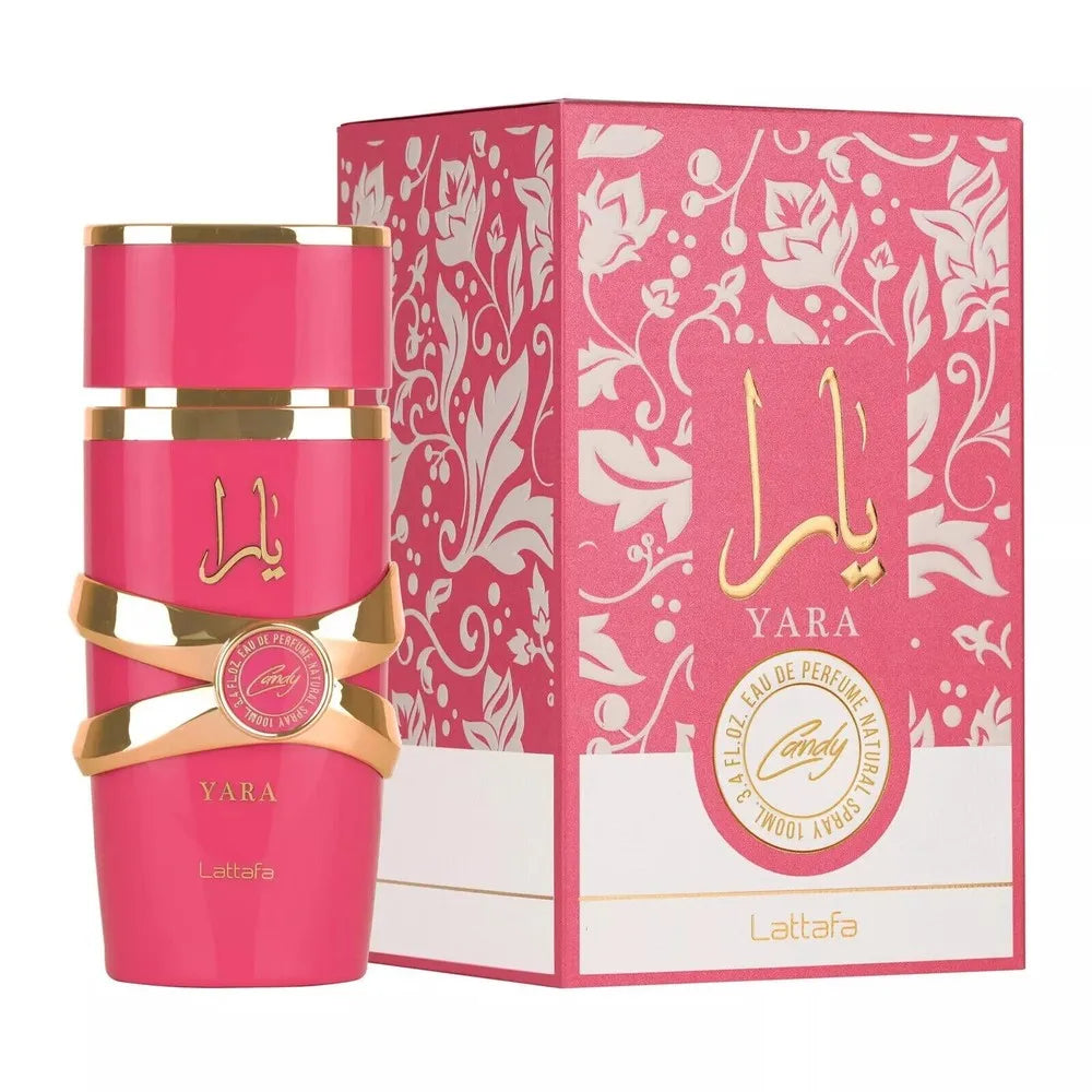 Lattafa Yara Candy Eau de Parfum EDP Spray for Women 3.4 oz/100 ml NEW in Box US