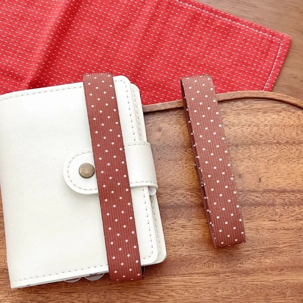 Adjustable Notebook Straps Loose-leaf Notebook Elastic Strap DIY Decoration Band Binding Rope Cute Star Binder Strap