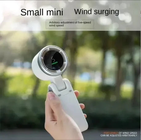 3-in-1 Fan, 5-speed, 3600mAh Rechargeable Lithium Battery, USB Charging, Travel Mini Fan