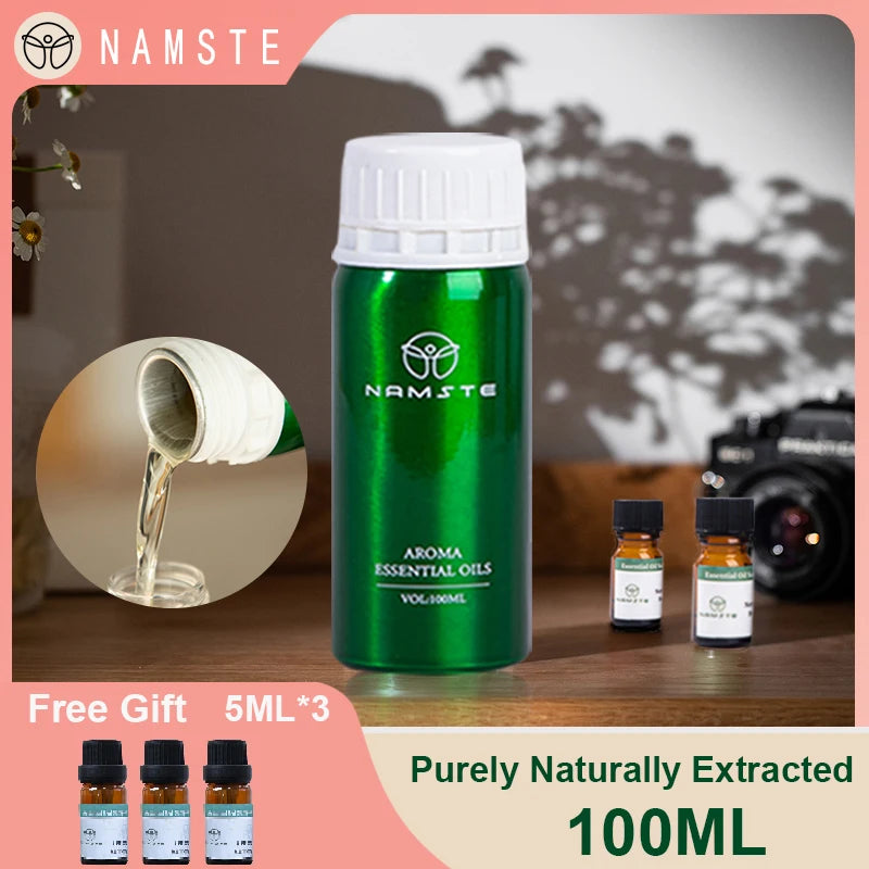 NAMSTE 100ML Perfume Hotel Essential Oil Home Air Freshener Pure Plant Essential Oil Hotel Room Fragrance Diffuser Air Purifier