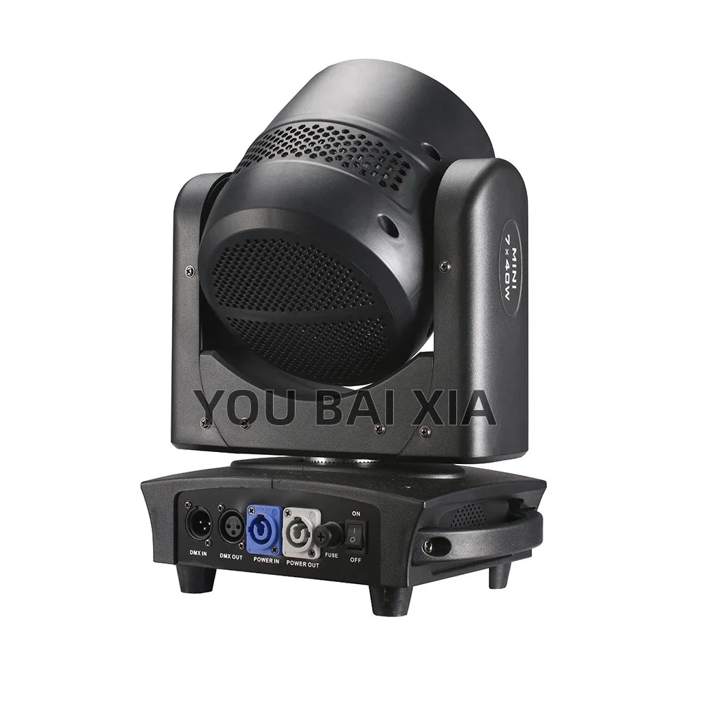2PCS LED Beam + Wash Big Bees Eyes 7x40W RGBW Zoom Lighting Per DJ Disco Home Party Night Club Bar
