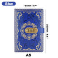 Retro Digital Password Notebook Journal With Lock A5,Diary Perfect for Men and Women-PU Leather Combination Lock Persons Privacy