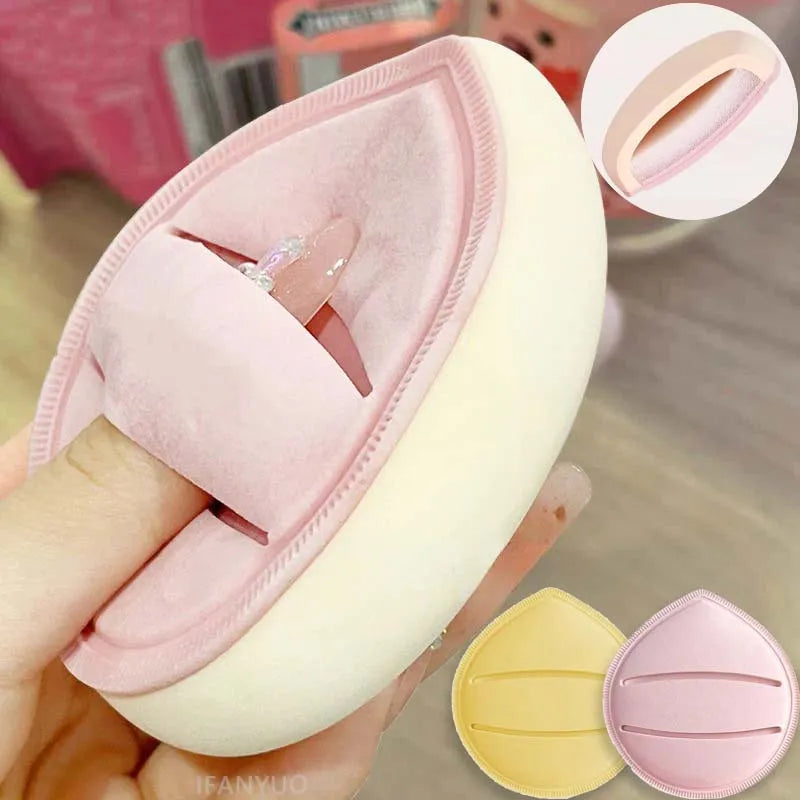 Super Thick Cotton Makeup Puff Soft Waterdrop Cosmetic Puff Air Cushion Wet Dry Dual Use Concealer Foundation Makeup Sponge Tool