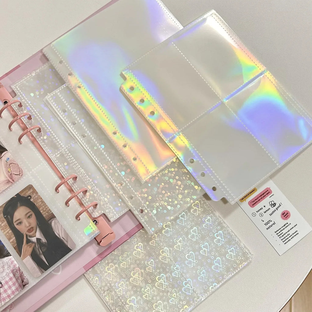10pcs A5 Kpop Binder Photocard Holder Loose-leaf Collect Book Photo Cards Album Storage Book Multi-Pockets Photo Card Binder