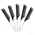 Pro Pointed Tail Salon Hairdressing Hair Styling Anti-static Comb Hair Brush Steel Needle Pin Rat Tail Combs Barber Accessories