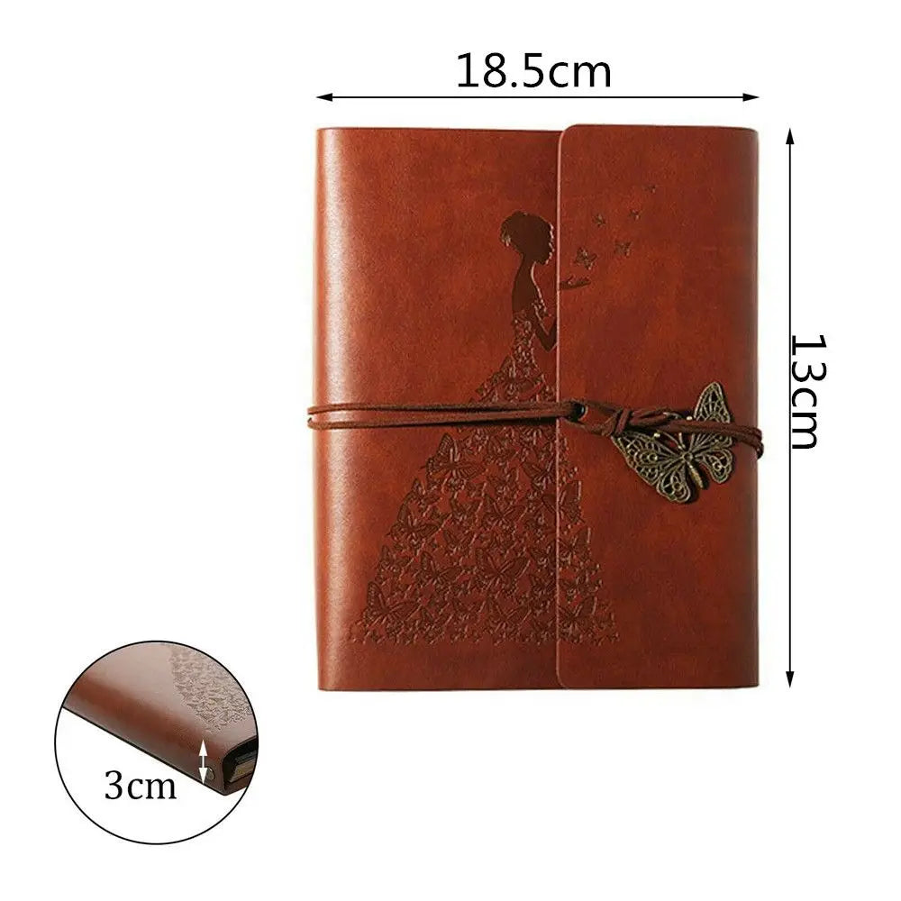 40 Page Photo Album Leather Scrapbook Gifts Vintage DIY Albums Travel Holiday
