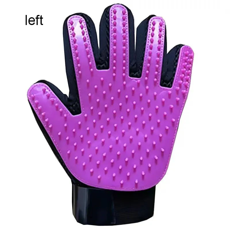 Pet Hair Glove Comb Pet Dog Cat Grooming Cleaning Glove Deshedding Hair Remover Massage Brush Animal Supplies Cat Accessories