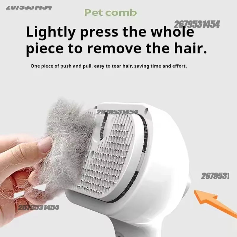 3-in-1 Dogs Cat Hair Brush Remover Steam Spray Grooming Brush Unique Steam Tools Water Mist Humidifier Toy White Pink Green