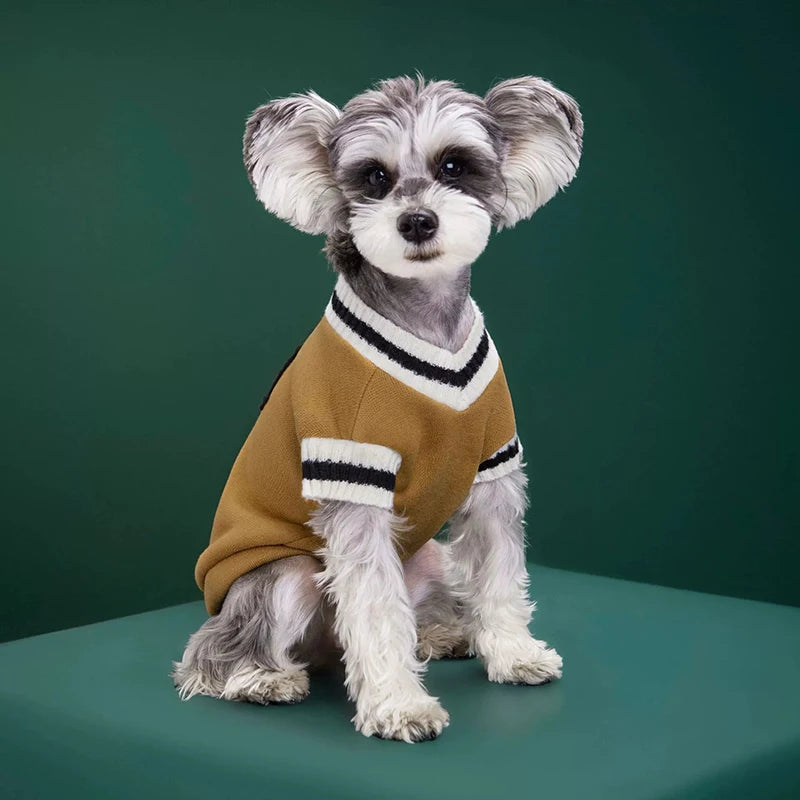 Pet Cat Solid Costume Autumn Winter Christmas Sweater For Small Dogs Kitten Pullover Puppy Vest Clothes Kitty Jacket Outfits