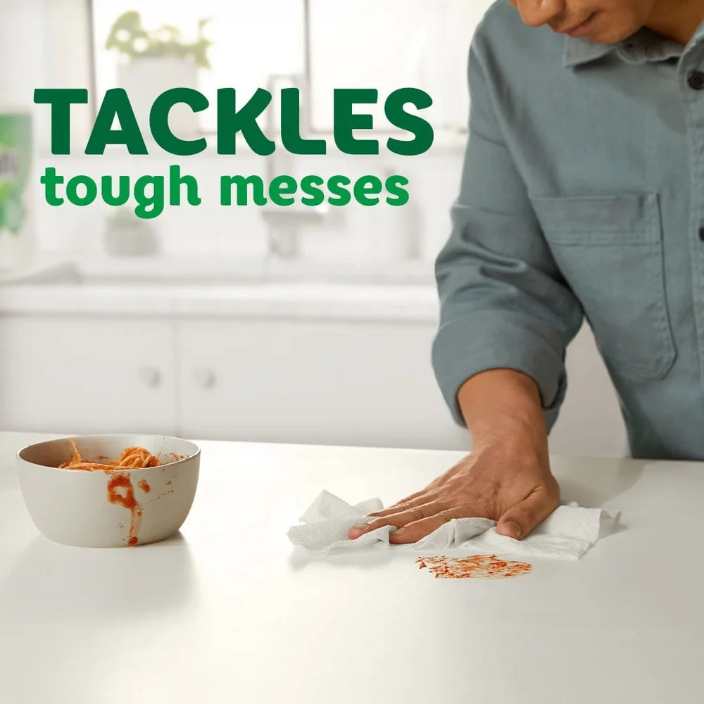 Select-A-Size Paper Towels 6 Triple Rolls Super Absorbent Perforated Paper Towels Quick Mess Cleanup Versatile Half Sheets Ideal