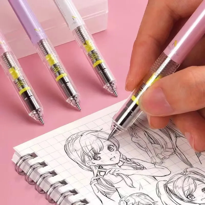 1pcs PILOT Mechanical Pencil Mogulair HFMA-50R 0.5mm Low Center Gravity Student Sketch Drawing Stationery School Supplies