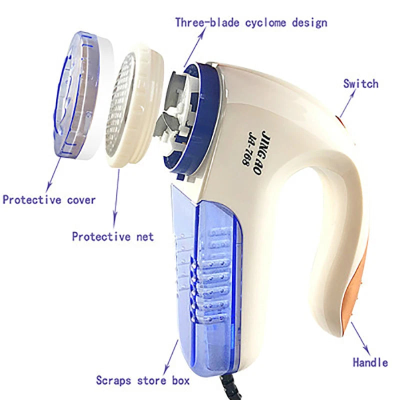 Lint Remover EU/US Electric Clothes Fuzz Pills Shaver Lint Pellet Sweaters Curtains Carpets Clothing Lint Pellet Cut Machine