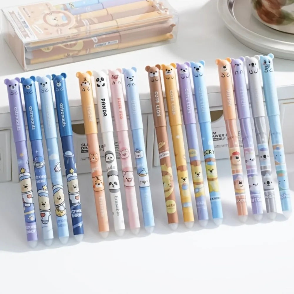 30Pcs Erasable Gel Pen Set 10 Pens 20 Refills 0.5mm Blue Ink with Eraser for School Office Writing Note Taking Gift