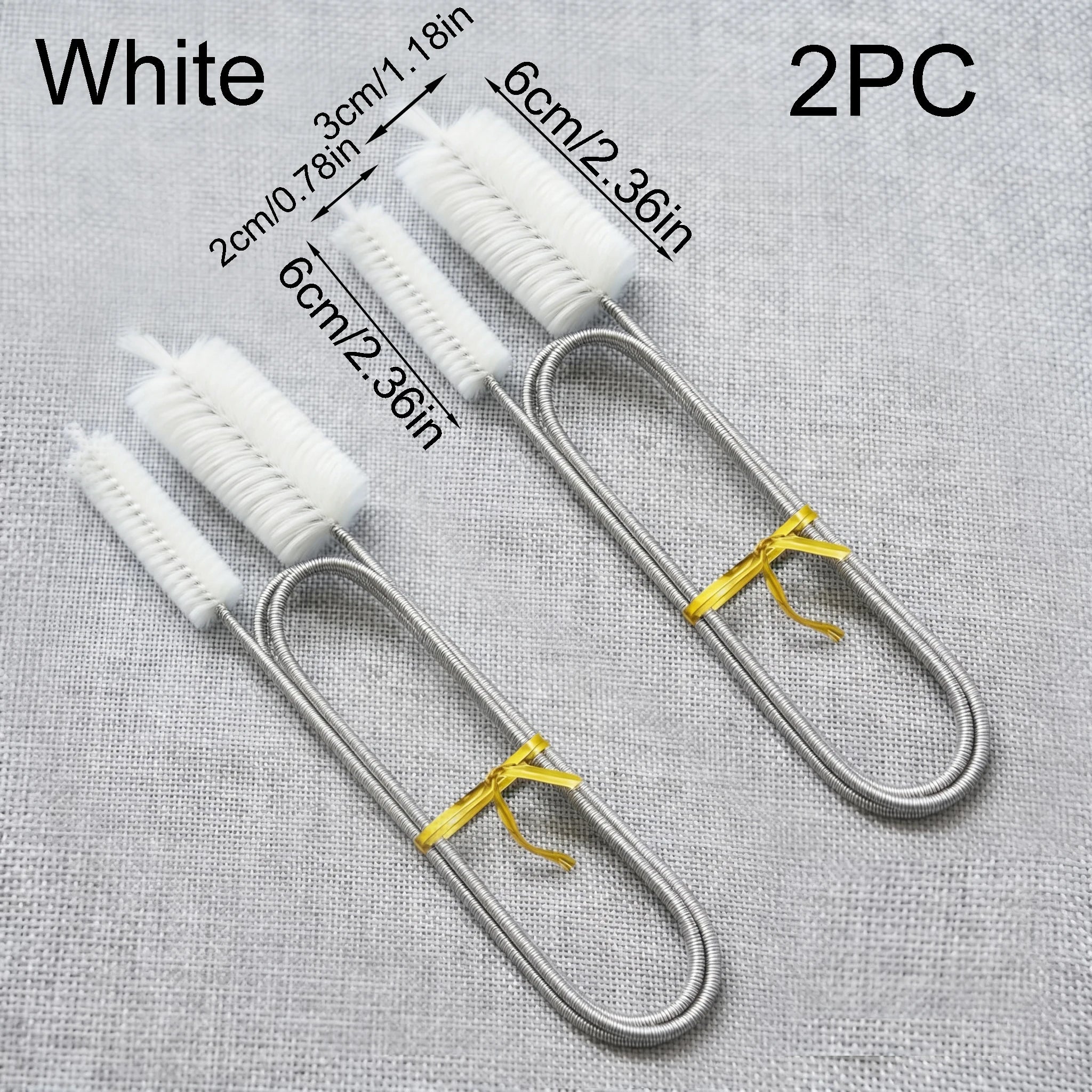 Aquarium Cleaning Brush for Water Filter Pump Lily Pipe Air Tube Hose Stainless Steel Fish Tank Brush Water Pump Accessories